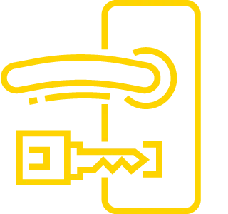 door lock icon Home